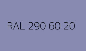 Color RAL 290 60 20