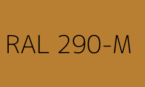Color RAL 290-M