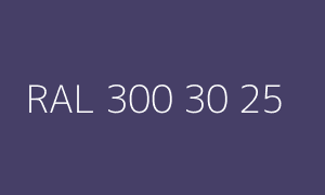 Color RAL 300 30 25