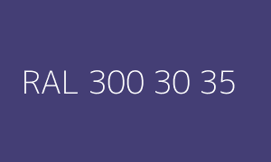 Color RAL 300 30 35