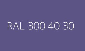 Color RAL 300 40 30