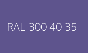 Color RAL 300 40 35