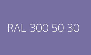 Color RAL 300 50 30