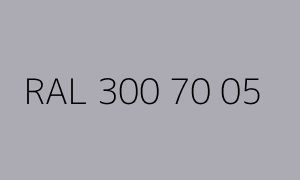 Color RAL 300 70 05