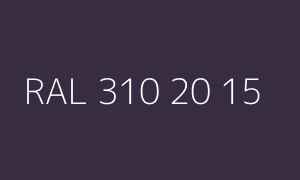 Color RAL 310 20 15