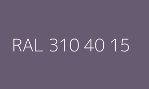 Color RAL 310 40 15