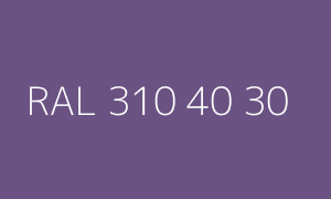 Color RAL 310 40 30