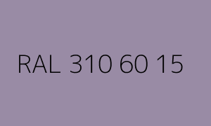 Color RAL 310 60 15
