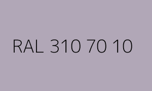 Color RAL 310 70 10