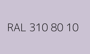Color RAL 310 80 10