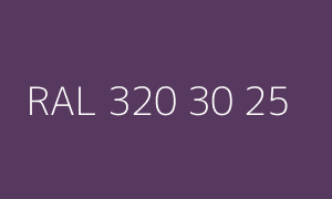 Color RAL 320 30 25