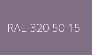 Color RAL 320 50 15