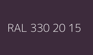 Color RAL 330 20 15