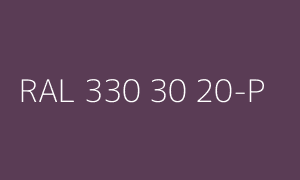 Color RAL 330 30 20-P