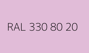 Color RAL 330 80 20