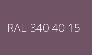 Color RAL 340 40 15
