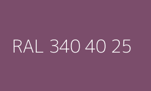 Color RAL 340 40 25