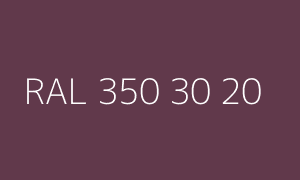 Color RAL 350 30 20