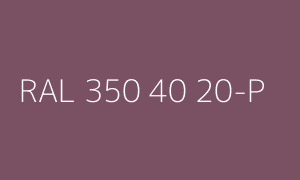 Color RAL 350 40 20-P