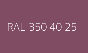Color RAL 350 40 25