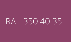 Color RAL 350 40 35