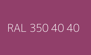Color RAL 350 40 40