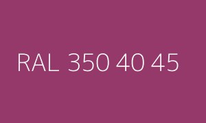 Color RAL 350 40 45