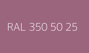 Color RAL 350 50 25