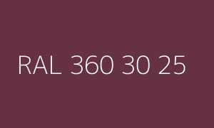 Color RAL 360 30 25