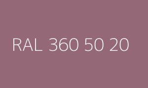 Color RAL 360 50 20