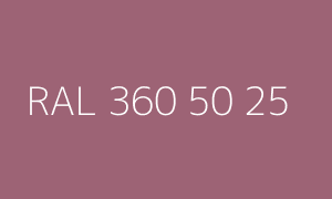 Color RAL 360 50 25