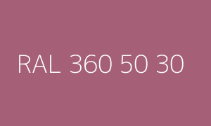 Color RAL 360 50 30
