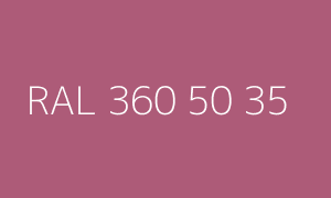 Color RAL 360 50 35