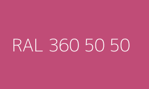 Color RAL 360 50 50