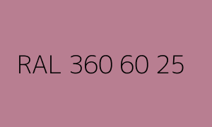 Color RAL 360 60 25