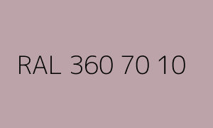 Color RAL 360 70 10