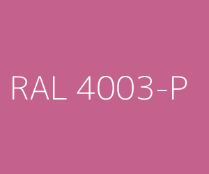 Color RAL 4003-P HEATHER VIOLET