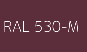 Color RAL 530-M