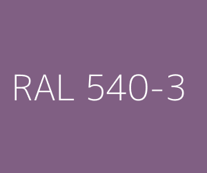 Color RAL 540-3 