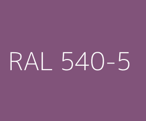 Color RAL 540-5 