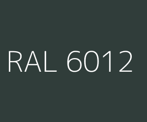 Color RAL 6012 BLACK GREEN
