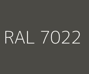Color RAL 7022 UMBRA GREY