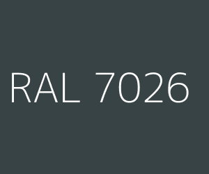 Color RAL 7026 GRANITE GREY