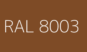Color RAL 8003