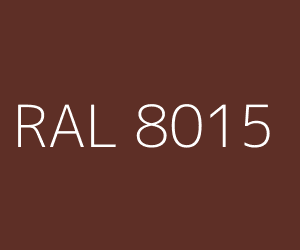 Color RAL 8015 CHESTNUT BROWN