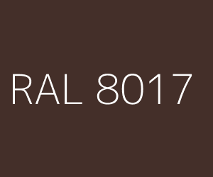 Color RAL 8017 CHOCOLATE BROWN