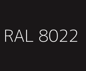 Color RAL 8022 BLACK BROWN