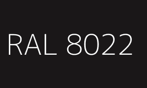 Color RAL 8022