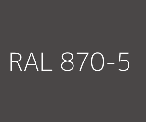 Color RAL 870-5 