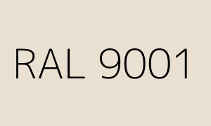Color RAL 9001